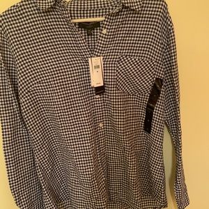 Banana Republic Gingham classic fit Button down
